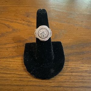 Bella Luce three ring wedding set